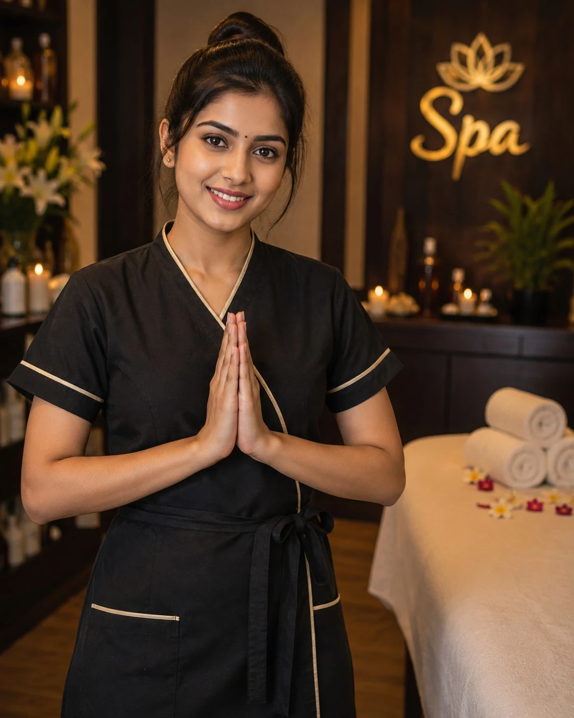 Spa treatment room
